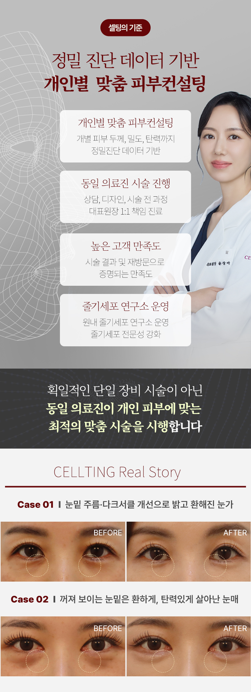 정밀 진단 데이터 기반 개인별 맞춤 피부 컨설팅